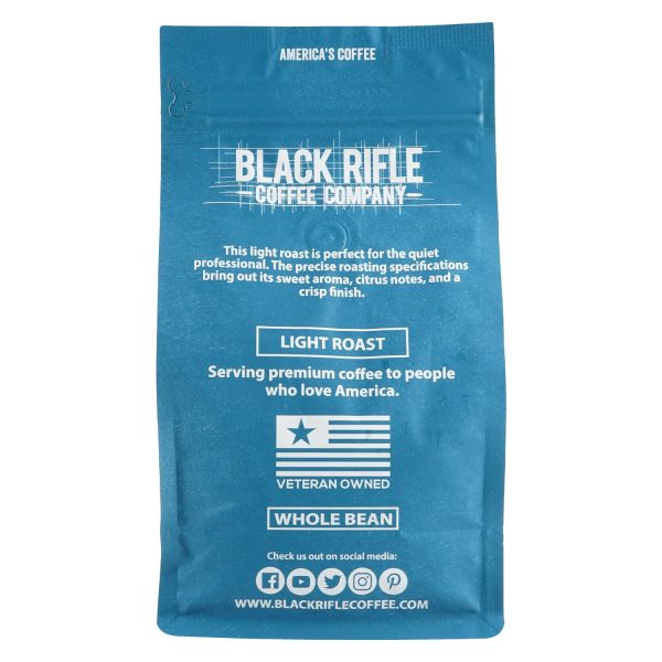 Black Rifle Coffee Company Gunship Roast (Light Roast) Whole Bean Coffee, 12 Ounce Bag of Coffee Beans, Light Roast Coffee Beans, Light Caramel Tasting Notes and an Ultra Smooth Finish - Image 3